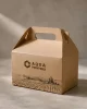 Kraft Gable Boxes with Logo