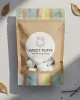 Marshmallow Mylar Bags with Logo