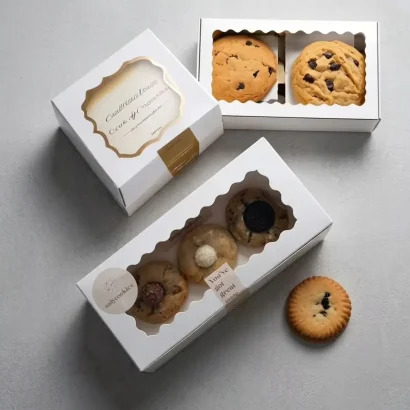 White Cookie Boxes